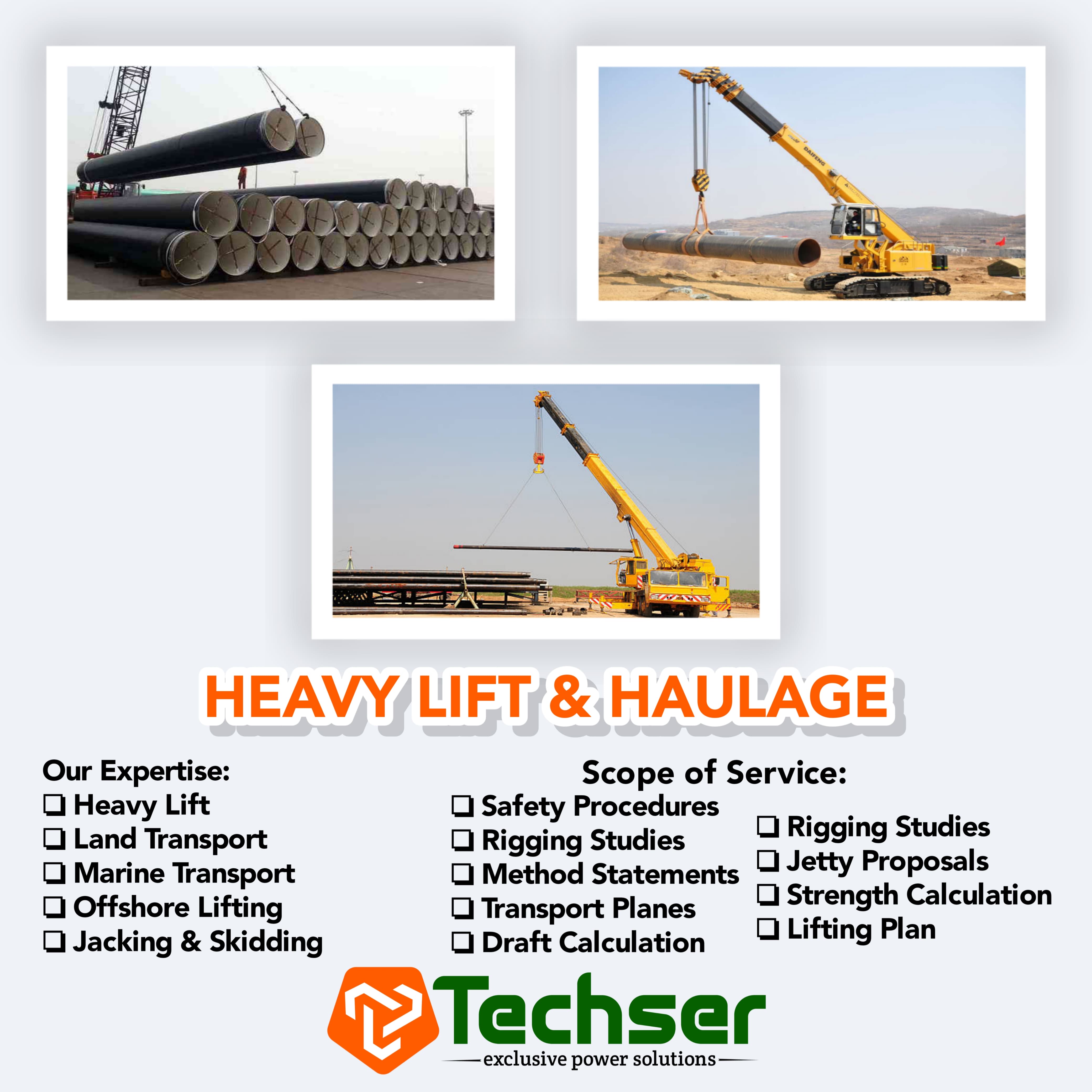 Heavy Equipment supply